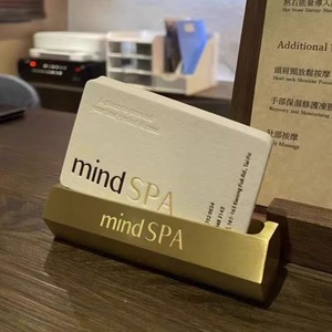 Porta Tarjetas de Visita de Latón Sólido de 6 cm de Primera Calidad - Expositor de Tarjetas de Visita de Gran Capacidad para Oficina Ejecutiva, Hotel de Lujo y Banquetes - Product Image 1