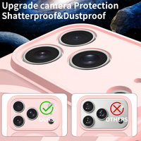 Coque de téléphone magnétique minimaliste en gros pour iPhone 17 Pro Max, givrée translucide, toucher soyeux, antichoc, Fundas