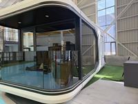 Maison Capsule Spatiale Moderne Préfabriquée Modulaire – Unité de Vie Mobile Portable pour Hôtels et Gîtes en Zones Scéniques