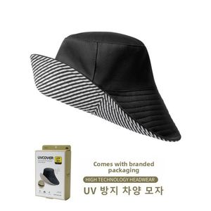 Chapeau de pêcheur double face de style japonais Uvcut pour femmes, anti-UV UPF 50+, imperméable, pare-soleil, chapeau d'extérieur - Product Image 6