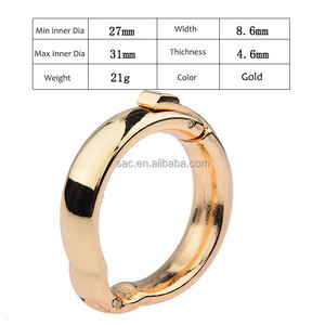 SacKnove Cheap Toy Mens Reusable Golden Sliver Steel Scrotum Uncircumcised Penis Delay Time Permanent Magnet Cock <strong>Phimosis</strong> <strong>Ring</strong> - Product Image 6