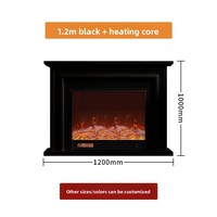 Cheminée électrique à flamme simulée de style européen et américain pour la décoration intérieure