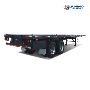 3 trục Heavy Duty 40ft <span class=keywords><strong>container</strong></span> Chassis giường phẳng Trailer bán Trailer cho bán - Product Image 3