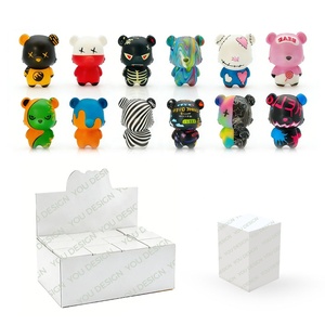 Juguete de Oso de Peluche PU Estilo Graffiti, Juguete Antiestrés para Apretar, Caja Sorpresa Coleccionable |   Venta al por mayor OEM MOQ 6000 - Product Image 6