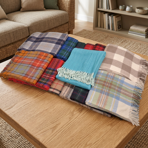 Cheap Wool <b>Blankets</b> High Quality New Design Cozy Comfort Winter Woven <b>Picnic</b> Waterproof Portable Custom Color Tartan Wool - Product Image 3