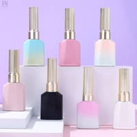Échantillon Gratuit 2026 Vernis à Ongles Gel OEM/ODM Effet Dégradé Romantique 10ml, Flacons en Verre Vides avec Pinceau et Couvercle