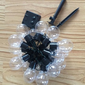 Guirlande lumineuse décorative d'extérieur G50 à ampoules <span class=keywords><strong>LED</strong></span>, grandes lanternes sphériques, lumières d'ambiance pour le camping, vente en gros directe. - Product Image 5