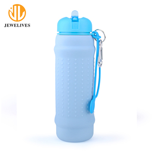 Bouteille d'eau pliable en Silicone 600ML, <span class=keywords><strong>gourde</strong></span> avec rangement, pour Sports de plein air - Product Image 3