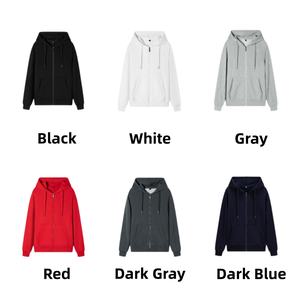 الرجال هوديي سترة القطن المتضخم أزياء عارضة سستة كاملة مقنعين الشارع قمم - Product Image 2