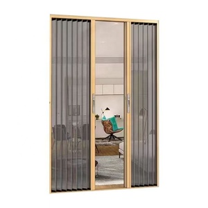Gran oferta, malla de puerta de acero inoxidable de estilo moderno, pantalla de red para insectos, elegante cubierta deslizante para puerta de ventana de dormitorio para Control de Mosquitos - Product Image 2