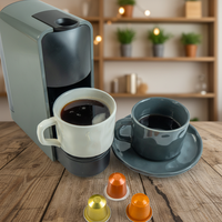 Capsules de café vides personnalisées de qualité alimentaire, capsules de café jetables, expresso biodégradable, recharge K-Cup, couvercles en aluminium avec couvercle, portables