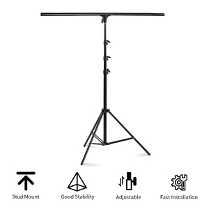 Selens Portable Backdrop Stand <strong>Background</strong> Support 150*250cm T-Shape Stand Kit With Clips for Photography Video Studio - Product Image 2