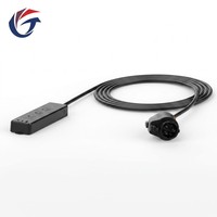 Nouvel adaptateur de décharge EV 15A J1772 V2L, station d'alimentation portable 120V AC, cordon de 5 m, IP54, utilisation en extérieur, camping, urgence, conforme aux normes CE, FCC, RoHS