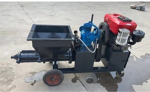 Máquina Multifuncional para Rociar Mortero/Revoque/Hormigón en Paredes, <span class=keywords><strong>con</strong></span> Motor Mezclador, en Venta - Product Image 3