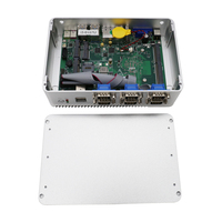 EGLOBAL Nouveau Mini PC industriel Intel Core I3-8130U Win10 DDR4 RAM MSATA SSD SATA HDD VGA HD Double affichage Double LAN 6COM US/EU/JP