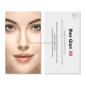 นามบัตรพิมพ์เลนติกูลาร์ พิมพ์ดิจิทัล นามบัตรพลาสติก 3 มิติ - Product Image 3