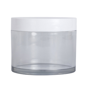 علب كريم فاخرة من البلاستيك PET سميكة بسعة 250 مل و260 مل ووزن 123 جرام وقطر 83 مم، متوفرة باللون الأبيض والشفاف لمستحضرات التجميل والعناية بالبشرة والجسم من KAIGE - Product Image 3