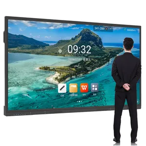 LONTON China Factory 65 Inch Interactive Panels Digital Display Interactive Smart White Board With Android System