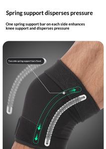 Rodillera de Soporte al por Mayor con Estabilizadores Laterales Ajustables - Manguito de Compresión para Correr, Entrenamiento y Deportes (Hombres y Mujeres) - Product Image 4