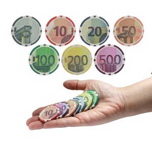 Fichas de Póker Cerámicas al por Mayor de 10g, 8 Franjas, Diámetro 39 43 45 46 48.5 50 52 55mm, Valor en Efectivo Personalizado para Marketing de Juegos de Azar - Product Image 4