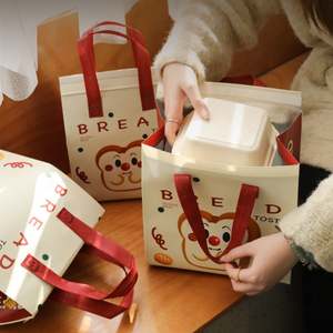 Sac isotherme jetable non tissé en gros avec doublure en aluminium pour aliments, idéal pour le transport de pain et gâteaux, garde au chaud ou au frais - Product Image 1