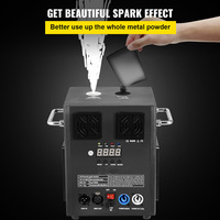 Machine à étincelles froides professionnelle 750W avec télécommande, systèmes de tir de feux d'artifice pour scène, fontaines pyro, mariages, fêtes, clubs et spectacles