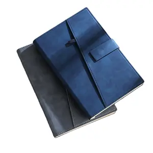 Fábrica capa dura softcover diário grande bolso A5 notebook artificial emendado couro livro