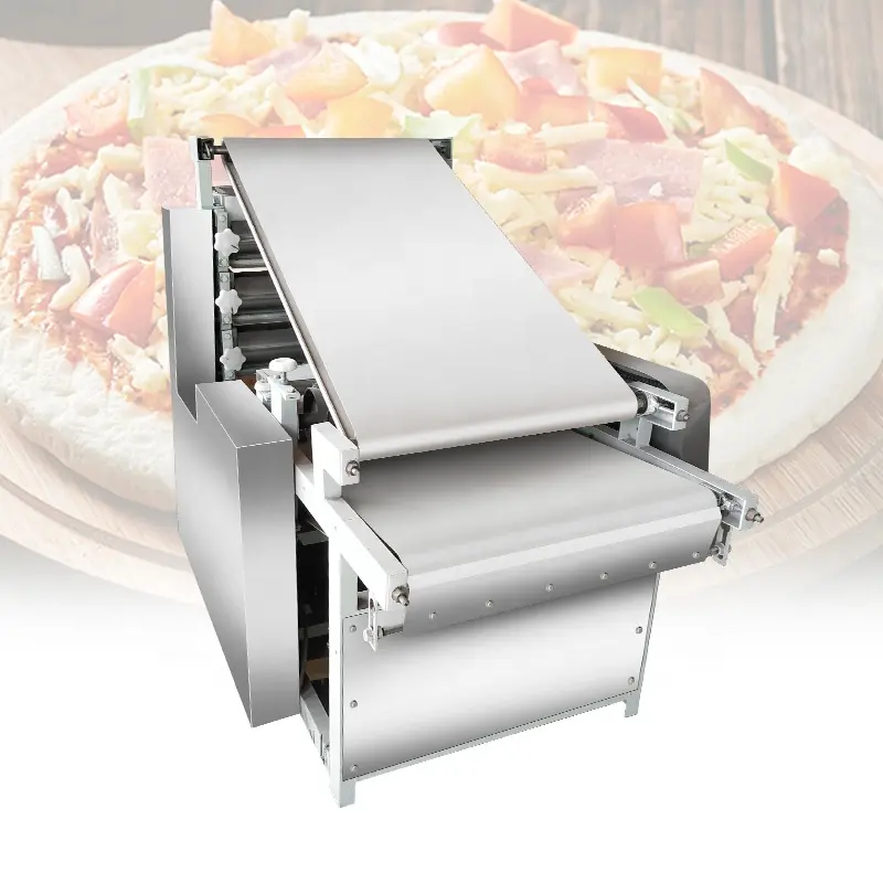 Automatische Korst Maker Roller Sheeter Base Maken Drukken Pizza Deeg Machine