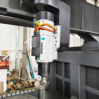 Router CNC de Alta Precisión, Máquina Multifuncional para Cortar Granito, Sierra de Puente para Granito y Mármol, Cambio Automático de Herramienta de 5 Ejes
