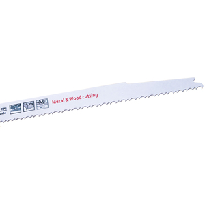 <span class=keywords><strong>Lame</strong></span> de <span class=keywords><strong>scie</strong></span> alternative bimétallique pour la coupe du bois, 9 pouces/228 mm, 6/12 TPI - Product Image 2
