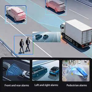 จอภาพติดรถยนต์ขนาด 10.1 นิ้ว IPS หน้าจอสัมผัส บันทึกแบบวนซ้ำ DVR กล้อง 2 ตัว IP68 สำหรับรถยนต์ รถบรรทุก กล้องมองกลางคืน กล้องถอยหลัง ขายส่ง - Product Image 4