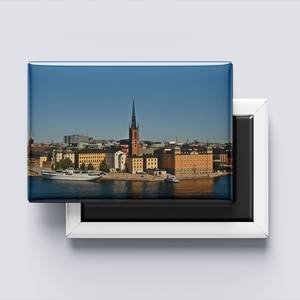 Imán <span class=keywords><strong>de</strong></span> nevera <span class=keywords><strong>de</strong></span> hojalata personalizado <span class=keywords><strong>de</strong></span> fábrica con diseño <span class=keywords><strong>de</strong></span> <span class=keywords><strong>ciudades</strong></span> y turismo <span class=keywords><strong>de</strong></span> <span class=keywords><strong>Suecia</strong></span> - Product Image 1