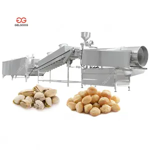 Full Automatic Gas Roasted Seeds And Pistachio Nuts Hazelnut Processing Manufacturers Macadamia Nut Roasting Machine