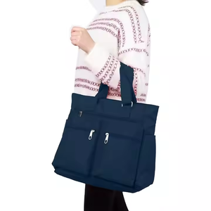 Bolso <span class=keywords><strong>de</strong></span> lona impermeable <span class=keywords><strong>de</strong></span> nailon, bolsos <span class=keywords><strong>de</strong></span> hombro con múltiples bolsillos, bolso <span class=keywords><strong>de</strong></span> <span class=keywords><strong>trabajo</strong></span> para ordenador portátil, monedero para profesores y bolsos para mujer - Product Image 6