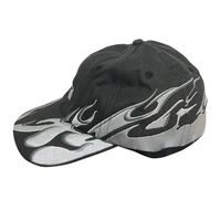Casquettes et chapeaux de sport promotionnels avec patch brodé, casquette de baseball à cadre flamboyant