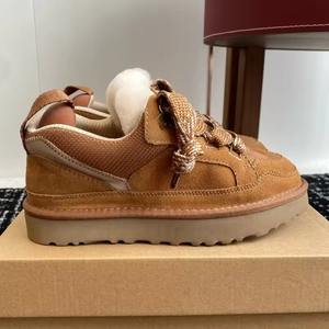 Bottes de neige UGGS pour femmes, de luxe, automne et hiver, de qualité supérieure, en laine, augmentant la taille - Product Image 3