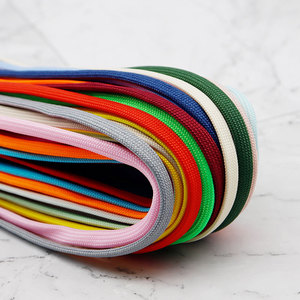 Cullokin 7Mm Rộng Đàn Hồi Phẳng Polyester Dây Giày Hoàn Hảo Phù Hợp Giản Dị Giày Tấm Ren Cho Giày Vải Phụ Kiện - Product Image 2