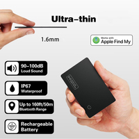 Mini traceur GPS étanche, localisateur intelligent, carte de suivi pour retrouver mon portefeuille, compatible iPhone
