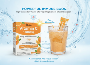 OEM/ODM <span class=keywords><strong>C</strong></span> Vitamini <span class=keywords><strong>1000mg</strong></span> Günlük Bağışıklık Desteği Doğal Meyve Aromalı Antioksidanlar, B Vitaminleri ve Elektrolitler Portakal Aromalı - Product Image 2