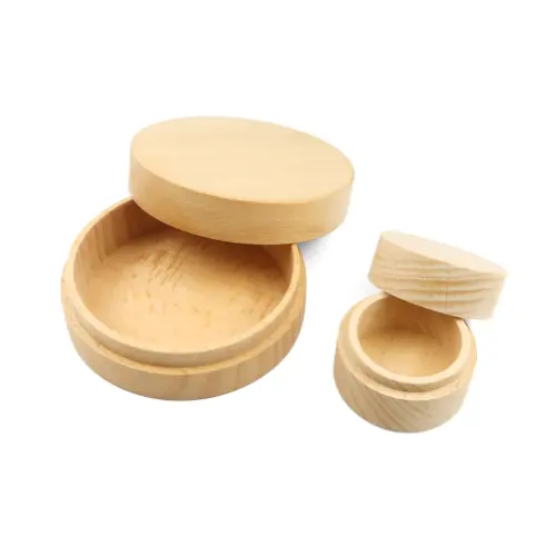 Boîte-cadeau en bois de bambou, 1 pièce, prix de gros, emballage de bijoux, Mini bague