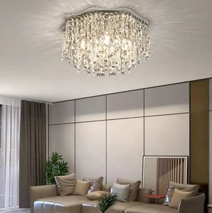 Venta caliente Zeal Lighting Luxury Modern K9 Crystal Chandelier interior Sala de estar iluminación colgante para dormitorio de hotel - Product Image 6