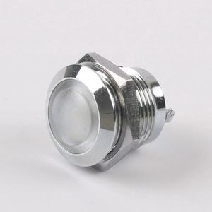 12mm pirinç Nickelage çok renkli LED göstergesi yüksek ışık boncuk küresel kaynaklı ayak su geçirmez <span class=keywords><strong>2</strong></span>-Pin terminalleri endüstriyel - Product Image 2