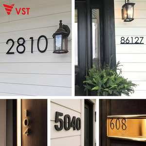 VST Custom casa moderna targa nome numero di porta e indirizzo di strada segno di targa segno porta - Product Image 6