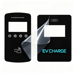 Panneau acrylique pour impression sérigraphique pour affichage de station de recharge de véhicules électriques, feuille de plastique transparente de 3 mm, découpe laser personnalisée, transparente - Product Image 6