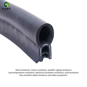 Vendita calda EPDM resistente impermeabile resistente al calore su misura striscia di tenuta in gomma per porta <span class=keywords><strong>auto</strong></span> rivestimento EPDM schiuma U tipo striscia meteo - Product Image 3