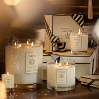 Bougie parfumée à combustion lente au design personnalisé, salon, ambiance élégante et douce, décoration de bureau, bougie d'aromathérapie