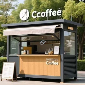 Quioscos Móviles para Vendedores Ambulantes, Puestos de Té con Leche para Mercados Nocturnos al por Mayor, Puestos Portátiles para Exteriores Ideales para Negocios en Entradas de Parques - Product Image 4