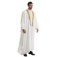 Nouveau style 2026 – Manteau long musulman pour homme – Confortable et décontracté, idéal pour la météo du Moyen-Orient – Manteau extérieur pour homme arabe