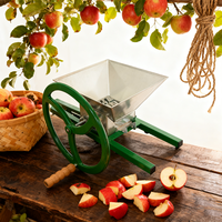 Presse-pommes manuelle pour usage domestique, broyeur de fruits pour la fabrication de cidre et de vin, équipement portable en acier inoxydable à commande manuelle