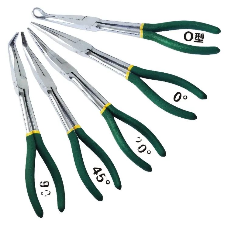 Special pliers hand tools set long nose handle pliers set long reach nose plier
